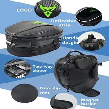 Multifunkční brašna na nádrž motocyklu Motokrosová taška na zadní část Motocentrické brašny na helmu s magnetem Tašky na palivový olej Uhlíková vlákna Oxfordská tkanina 12 nejlepší prodej Kryt nádrže Suzuki Gixxer SF - №7