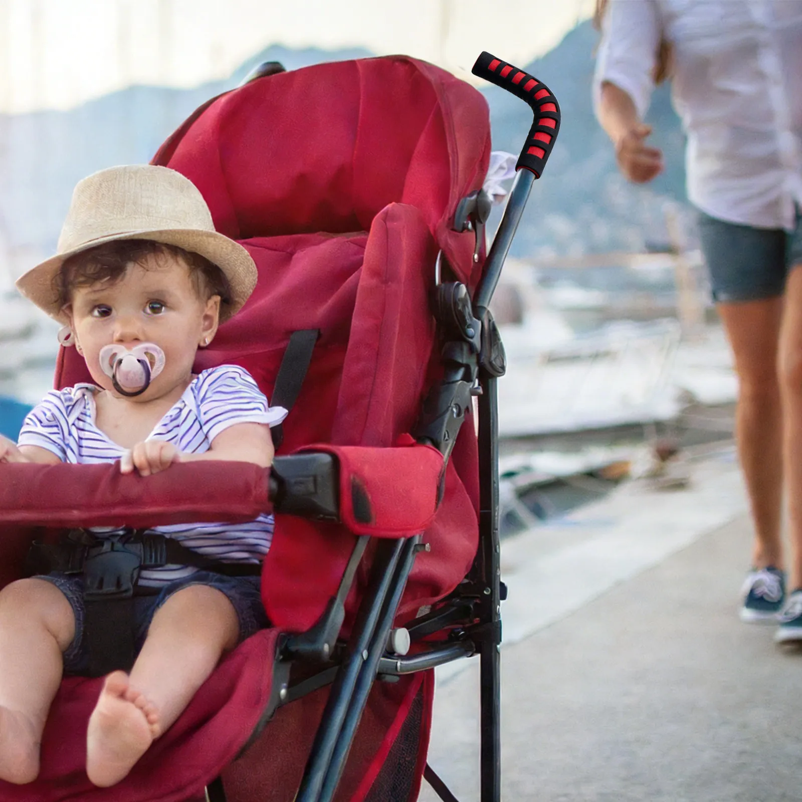 

Warm Thickened Baby Stroller Handle Gloves Waterproof Windproof Soft Baby Push Handle Protective Gloves for Winter Outdoor