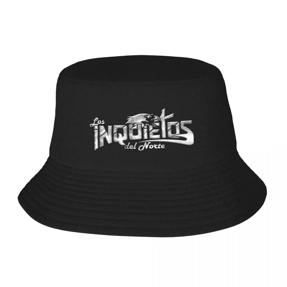 Los Inquietos del Norte Mexican Band Bucket Hat Sun Cap black New In Hat Luxury Brand Ladies Men's