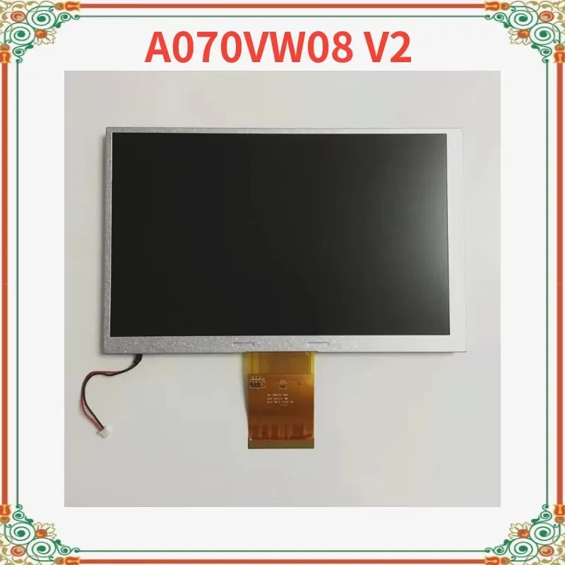 Original 7.0 Inch A070VW08 V2 800×480(RGB) Industrial LCD Display for AUO LCD Screen Panel for Car Automotive Display