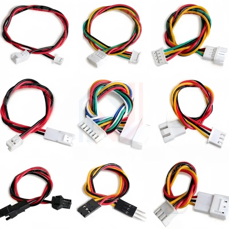 1.25/1.5/HY/PH2.0/XH/XHB/Dupont/SM2.54/2510/VH3.96 Kabel łączący 2-6P Gniazdo wtykowe Męskie żeńskie Złącze przewodu Przedłużacz