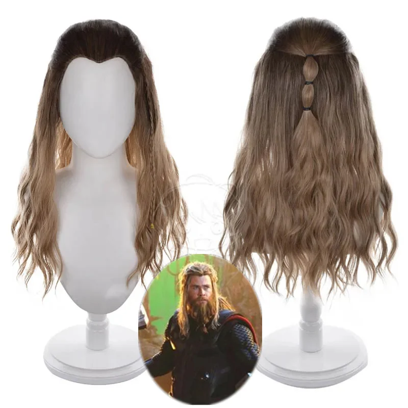 

Thor: Love and Thunder Thor Cosplay Wig Heat Resistant Synthetic Hair Carnival Halloween Party Props + Wig Cap