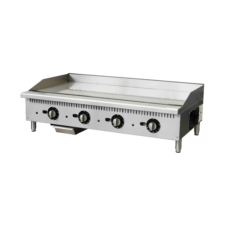 Hot-Selling 8L Stainless Steel Flat Burger Griddle Grill Commercial Restaurant Equipment for Hotels and Restaurants
