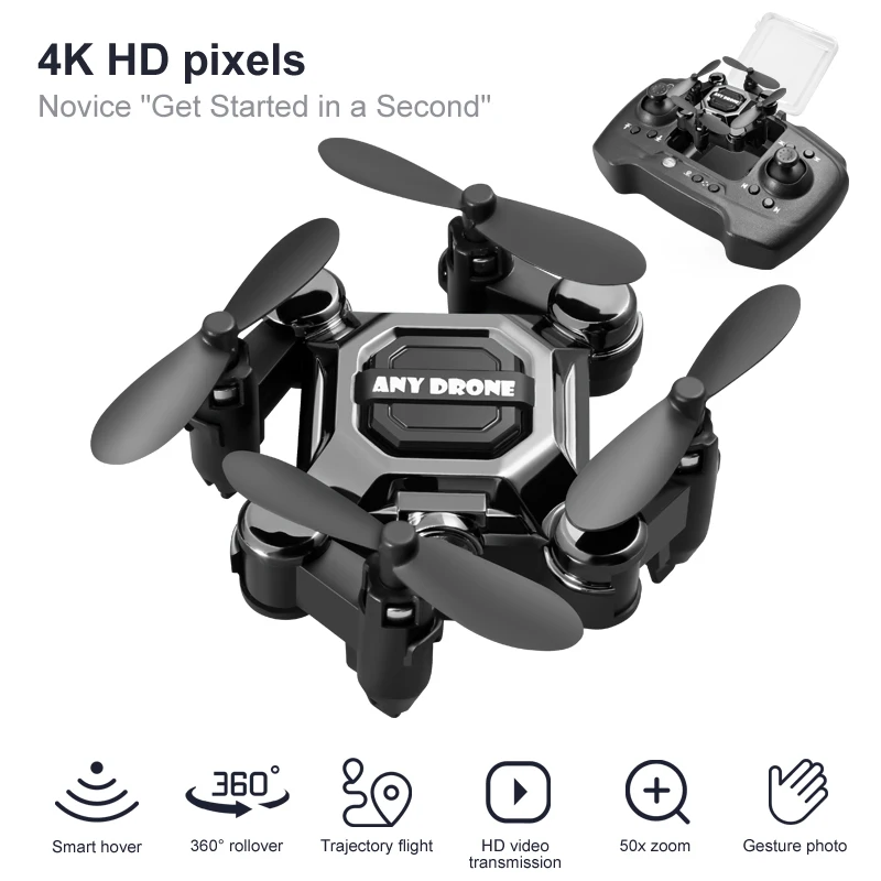 K04 Mini Opvouwbare Opslag Vliegtuigen Mini Drone Luchtfotografie High Definition Explosieve drone 4k professionele mavic air2