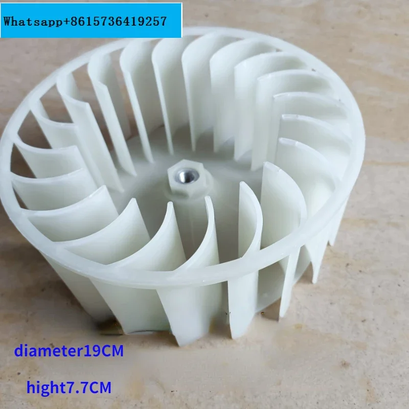 

1PC plastic Dryer blower fan wheel blade for Haier Original GDZ10-1 GDZ10-0677 Dryer fan impellerreplacement accessories