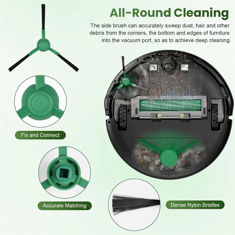 الترويج! ملحقات استبدال كومبو لقطع غيار Irobot Roomba 205/Vac-الفرشاة الرئيسية، الفلتر، قماش الممسحة