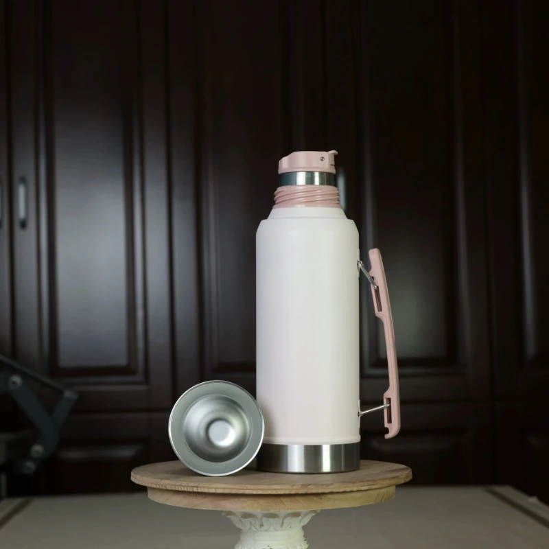 Thermal insulation pot 1.2L light pink, good things to share, strongly recommended