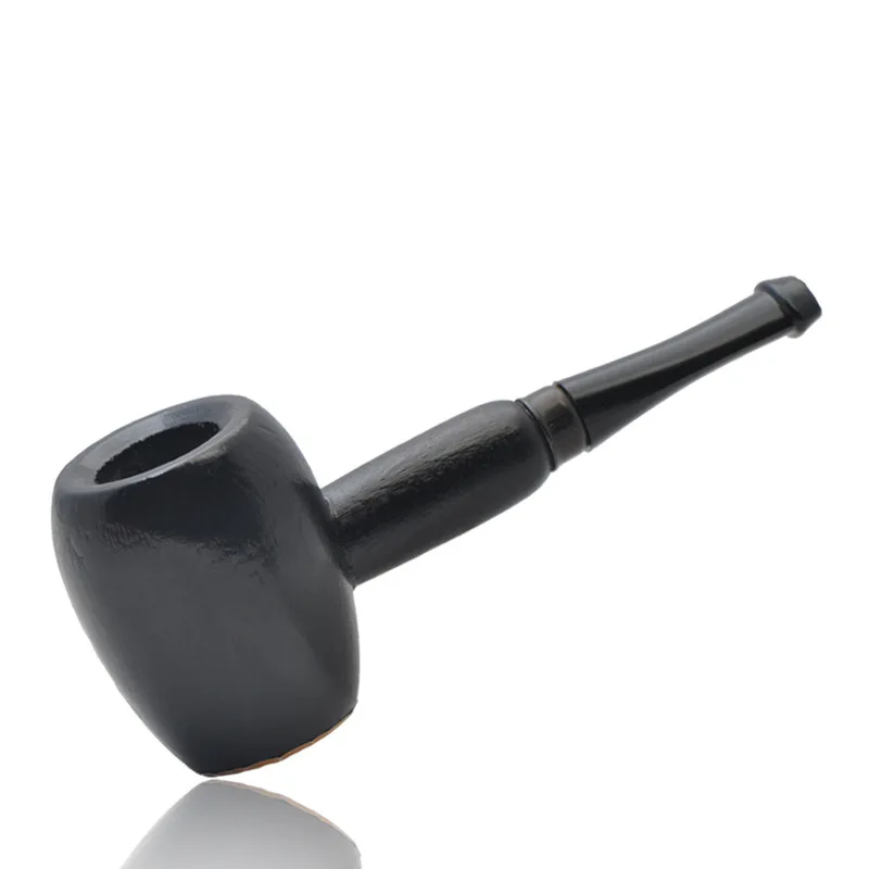 1Pcs Portable Wood Smoking Pipes Mini Filter Smoke Disposable Tobacco Pipe For Gift