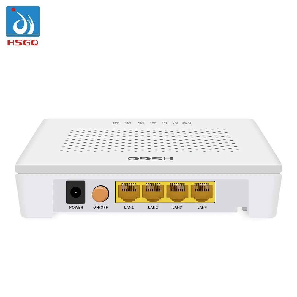 HSGQ-X130   Fiber Optical Network 1ge+3fe RJ45 port unit 100/1000M  Fiber Router Compatible  OLT single port epon onu