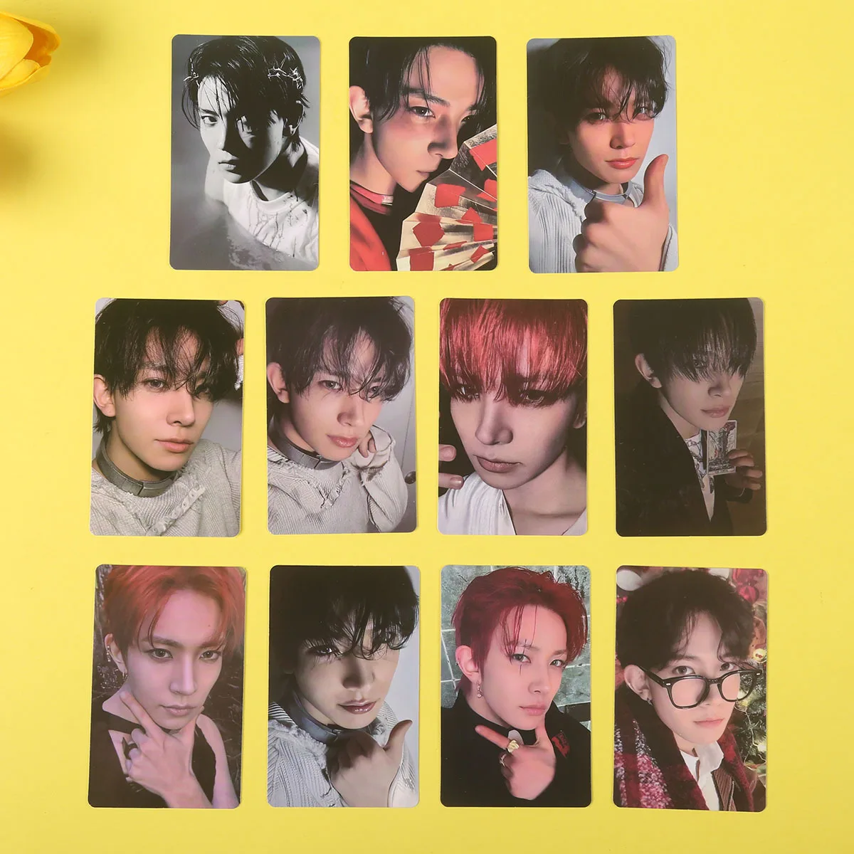 Tarjetas Fotográficas de Moda del Sexto Mini Álbum DESIRE de los Ídolos de Corea del Sur, Tarjetas Lomo SUNOO, Regalo de Colección para Fans