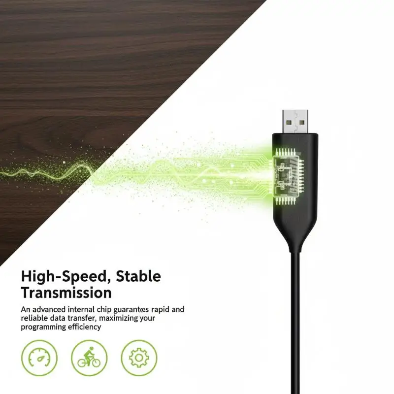 

1pcs USB Programming Cable for CAN Protocol Enables Efficient Mid Drive Kit Setup BBS03 BBS02 BBS01 E Bike System Customization