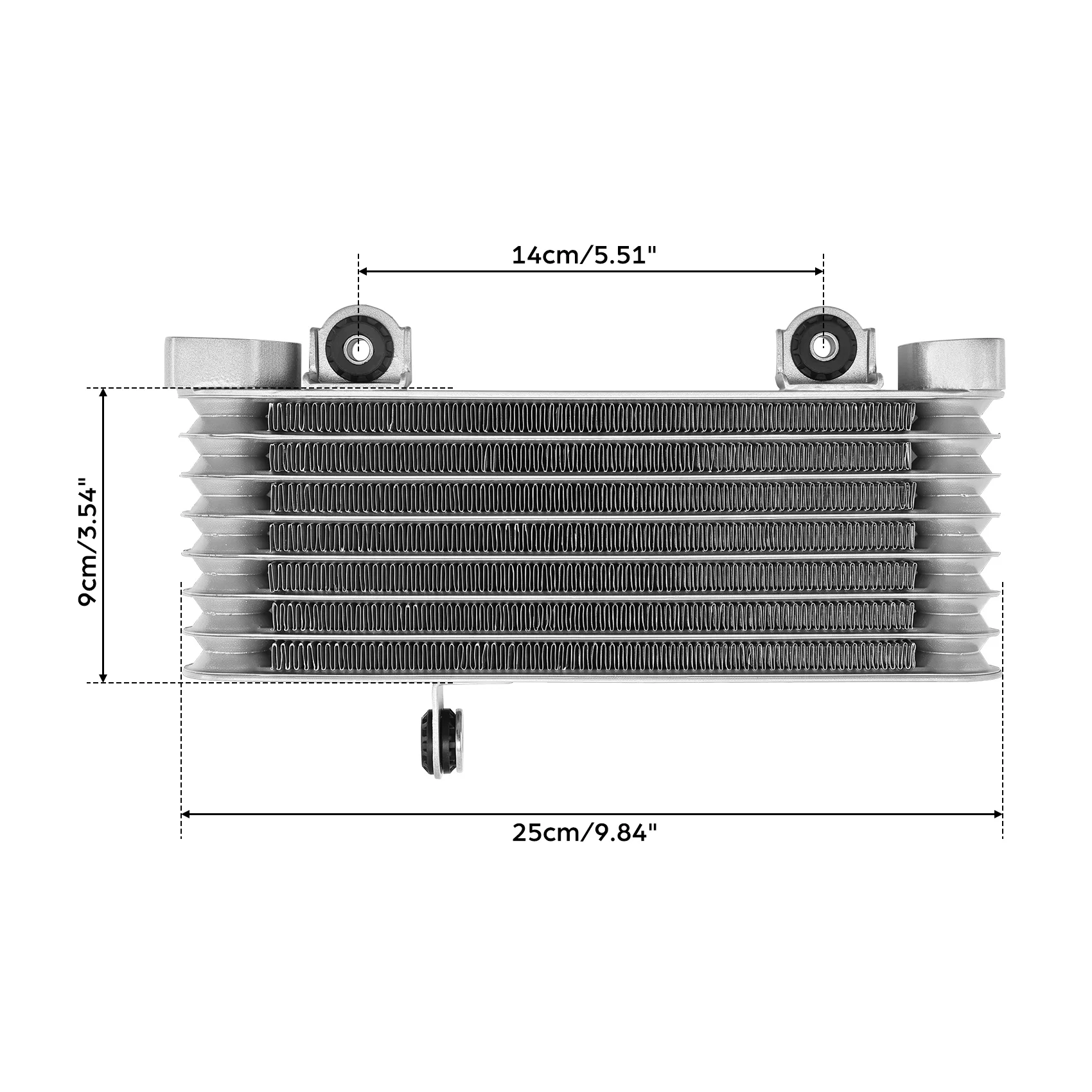 Motorcycle Engine Oil Cooler Fit For Suzuki GSXR1000 GSXR 1000 2007-2008