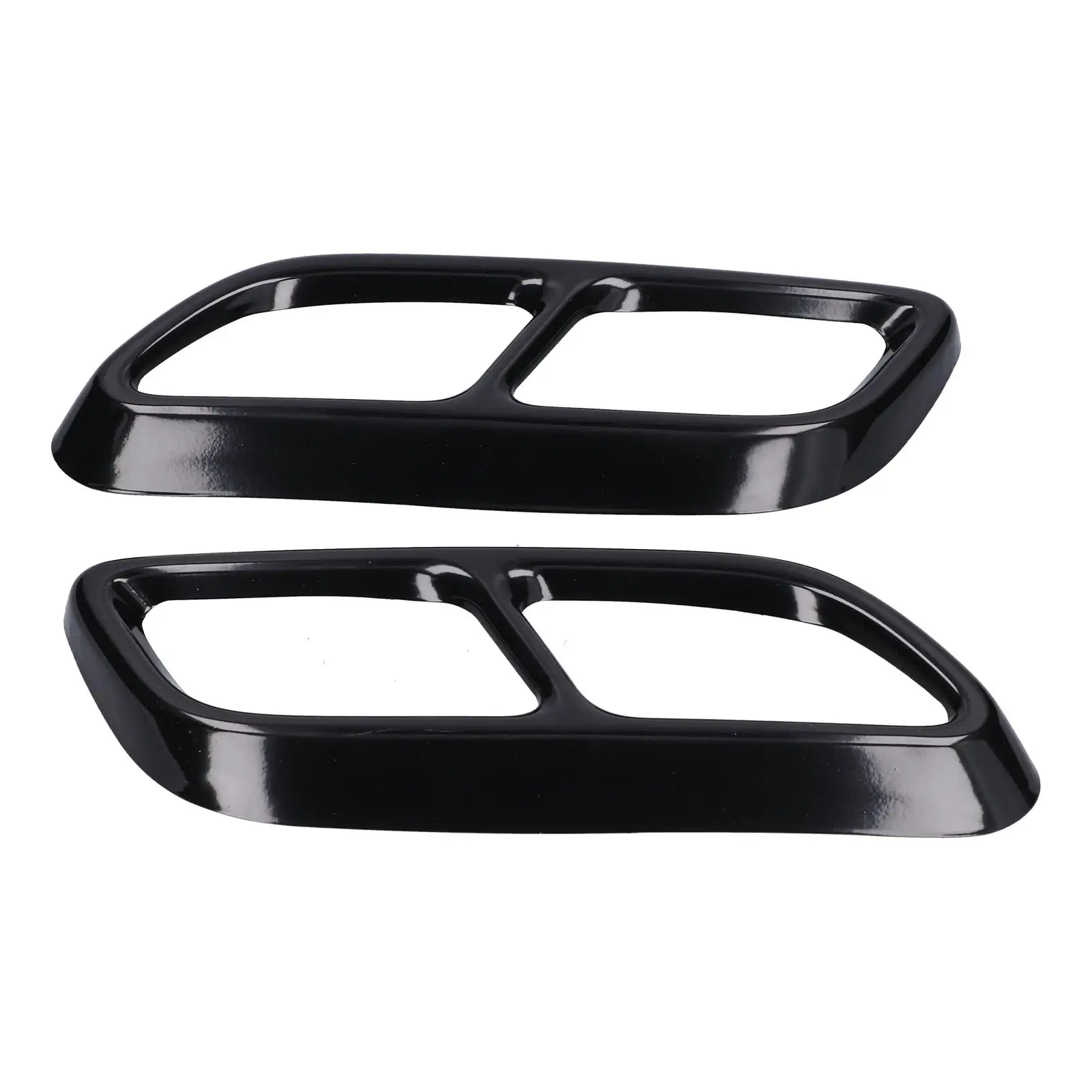 

For Cadillac CT5 2020 Glossy Black Tail Throat Frame Exhaust Pipe Trim For Car Modification Upgrade