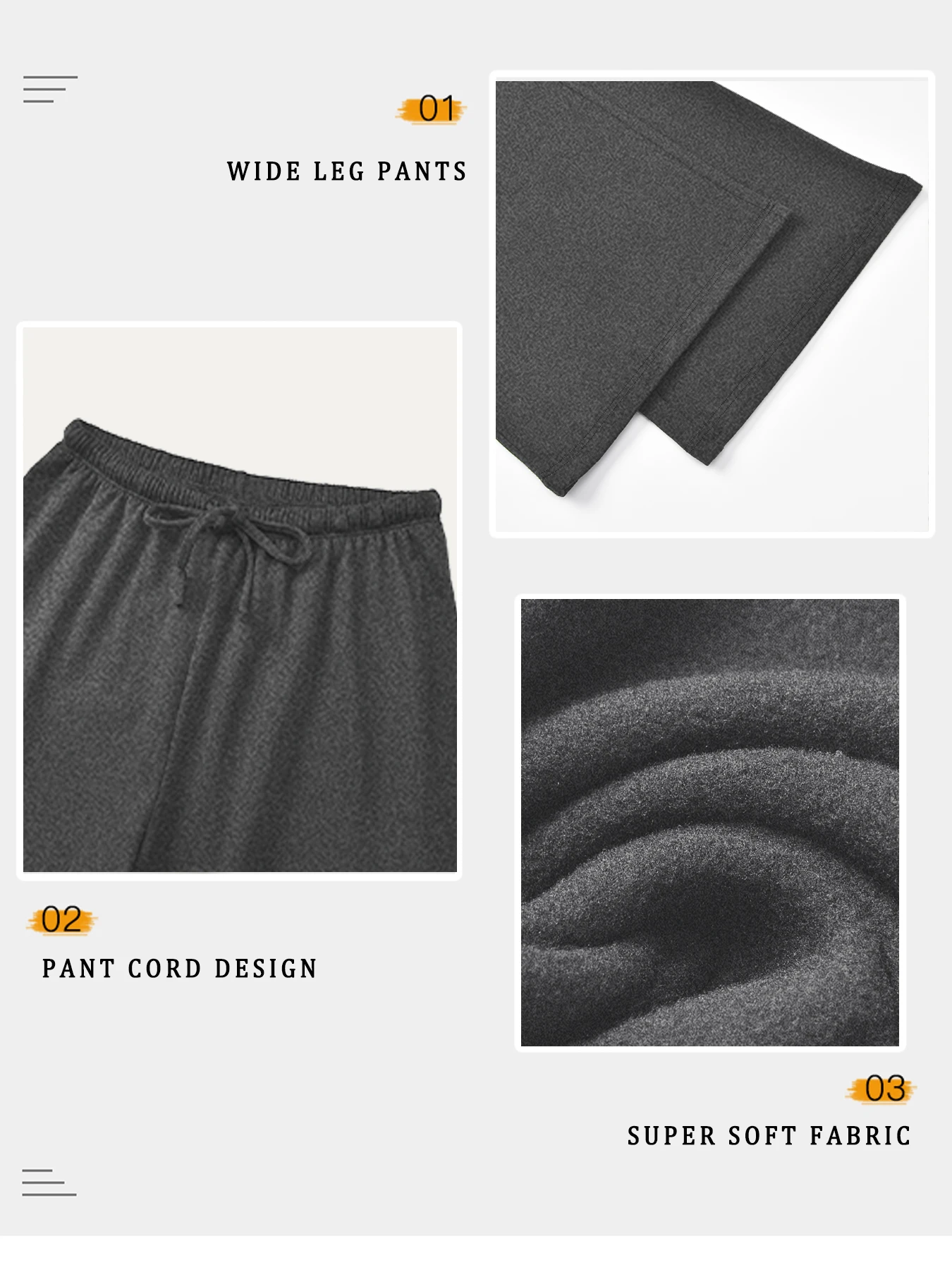 Superweiche Damen-Jogginghose mit Kordelzug, Gerade Geschnittene Trainingshose für Yoga, Laufen & Fitness – Detail 4
