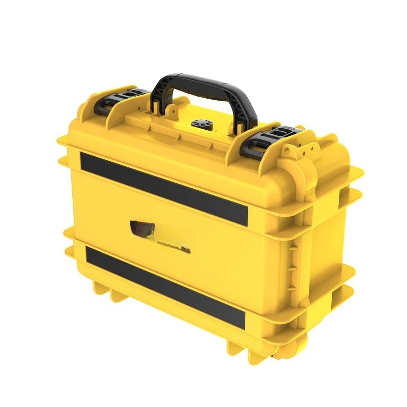 

Portable three-proof plastic toolbox, collection box, multi-functional instrument and equipment, protective hand-pulled