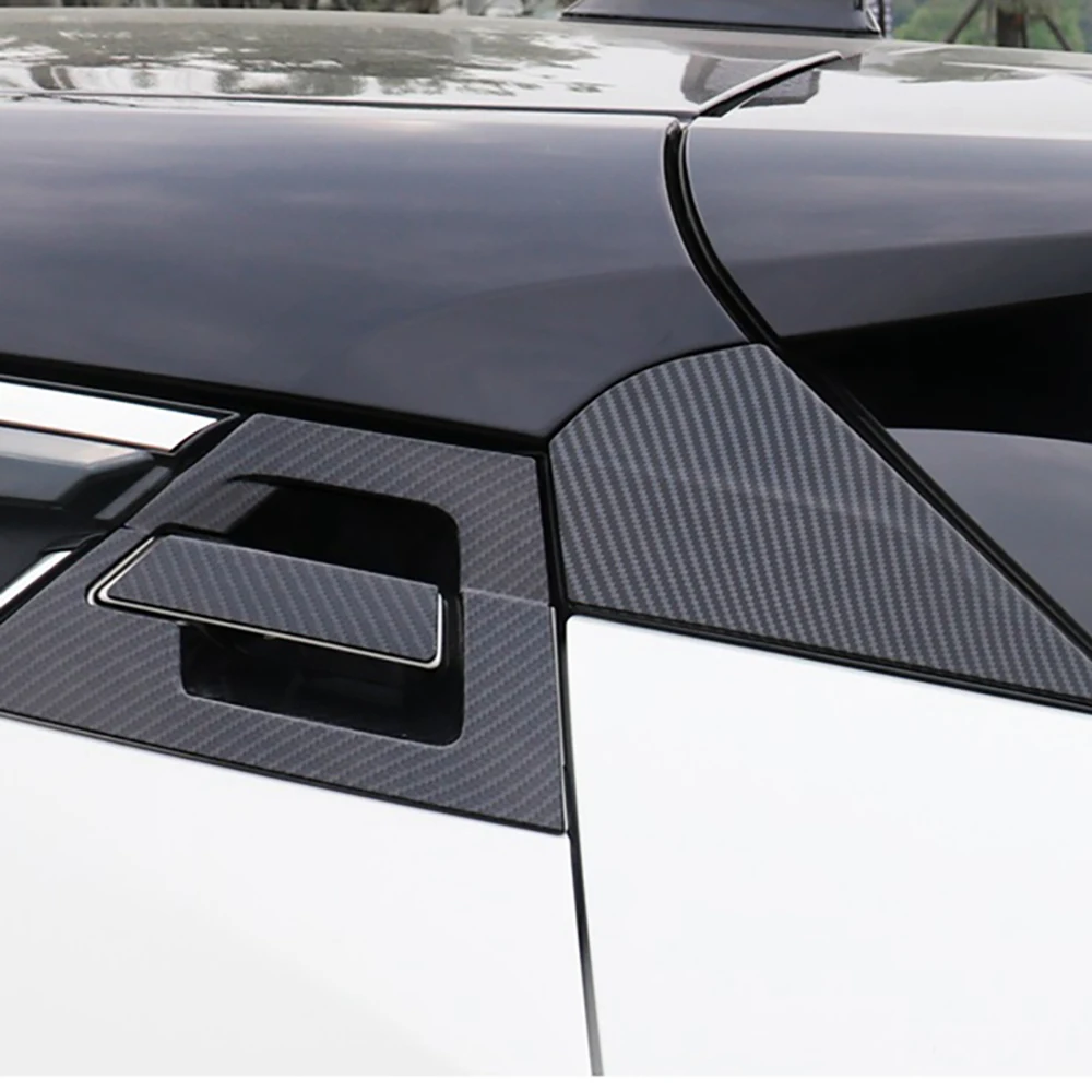 الجانب الخارجي الخلفي مقبض الباب إكسسوارات خارجية لأبواب السيارات غطاء الكسوة لتويوتا C-HR 2018 2019 2020 2021 2022