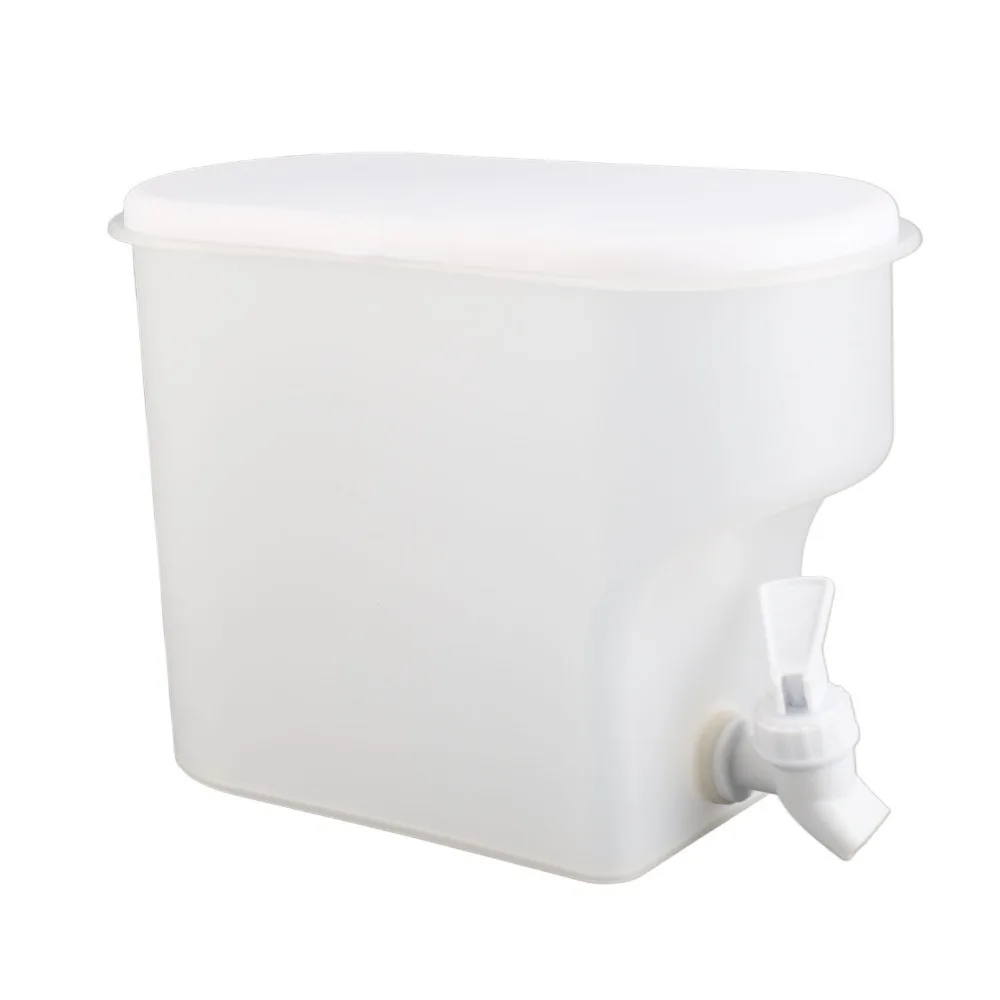 Simple 3500ML Beverage Dispenser Large Cover Sealing Spigot Drink Dispenser PP with Spout Beverage Container For Cold Fruit Tea
