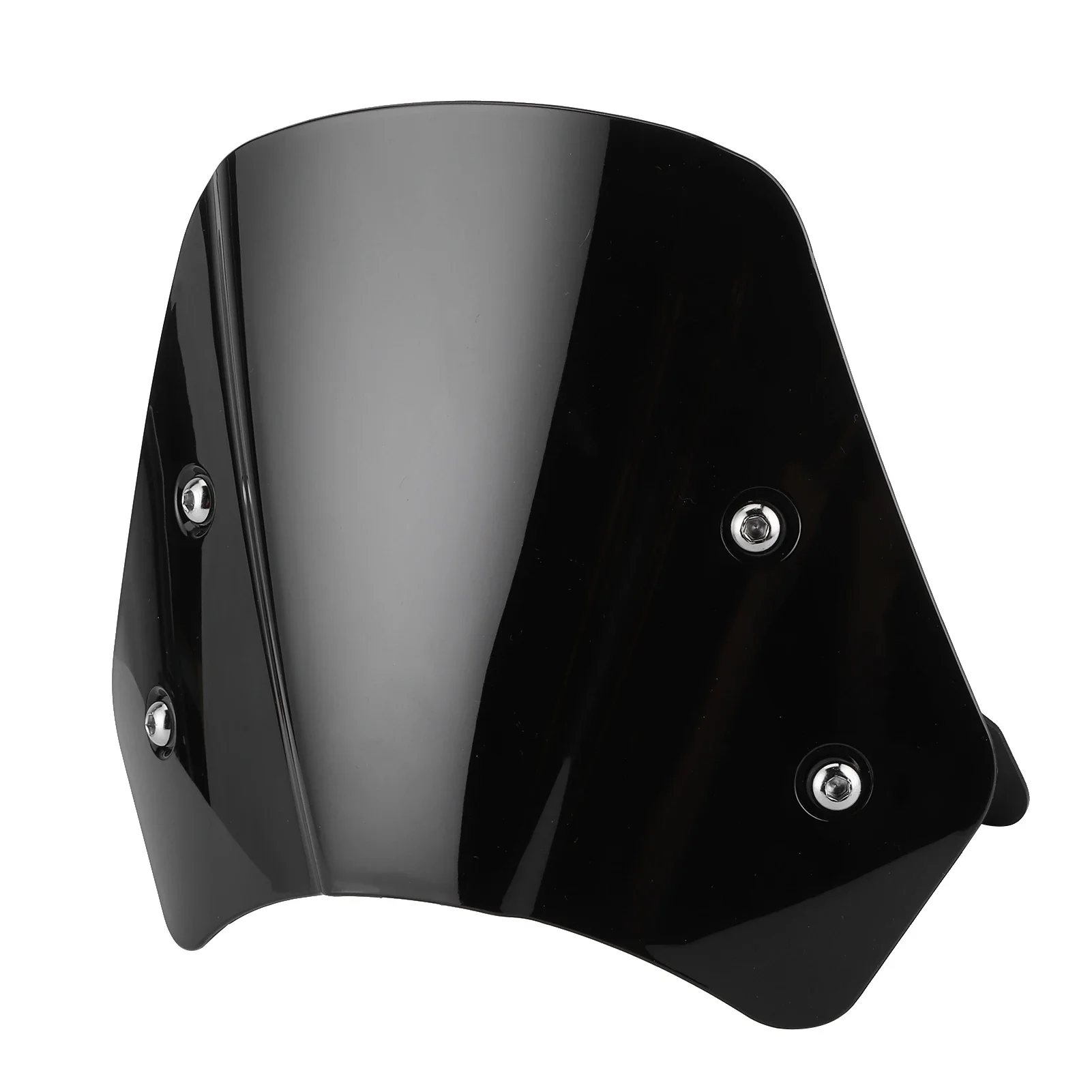 

Черный короткий ветровой дефлектор лобового стекла мотоцикла - защитный обтекатель, подходит для Benelli Leoncino 250, уменьшает давление ветра во время