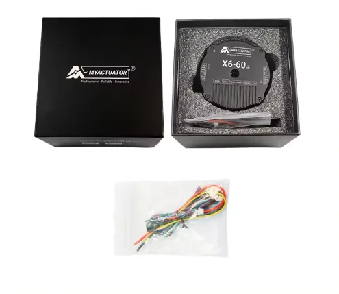 Brushless Servo Motor RMD-X6-P20-60-E Ether CAT+CAN Dual Protocol Dual Encoder Permanent Magnet Waterproof for Collaborative