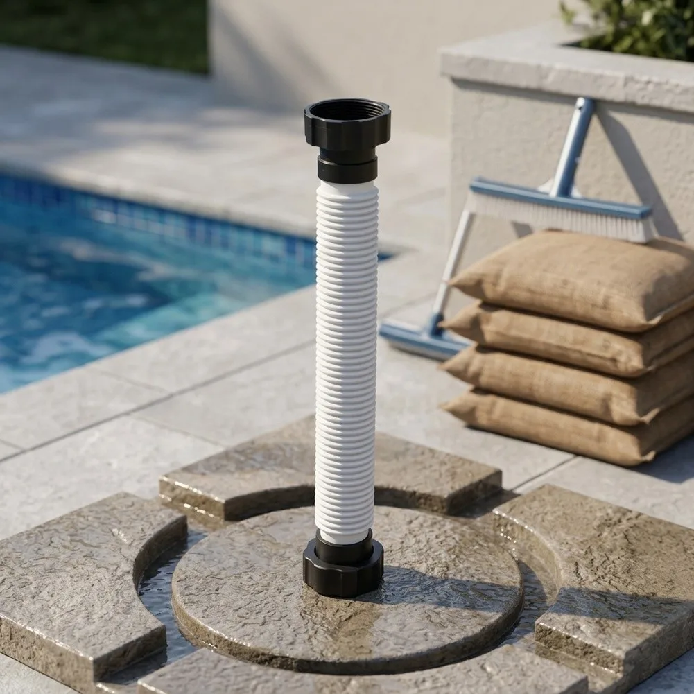 Swimming Pool Tubing 16 Inch Filter Hose For Pool Filtration Robust Abs Material Optimal Water Flow Long Lasting Performance