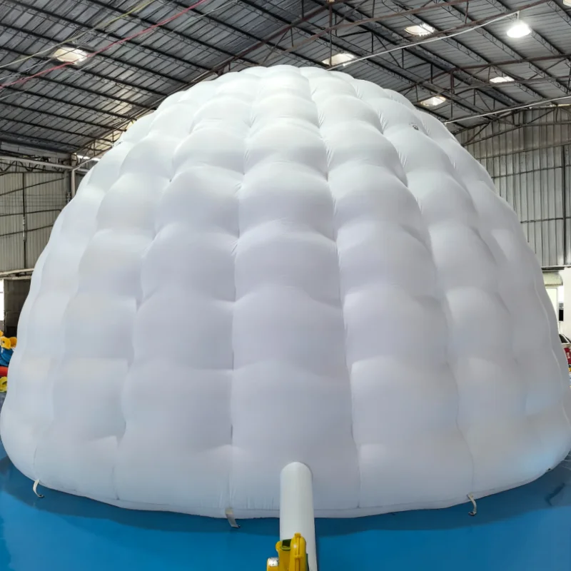 Namioty dmuchane kopułowe, białe namioty kempingowe dmuchane, namioty dmuchane kopułowe na sprzedaż