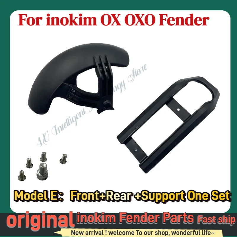Original Front Fender for INOKIM OXO OX Electric Scooter Mudguard Spare Parts Wheel Cover Tire Plastic Guard Spare Parts