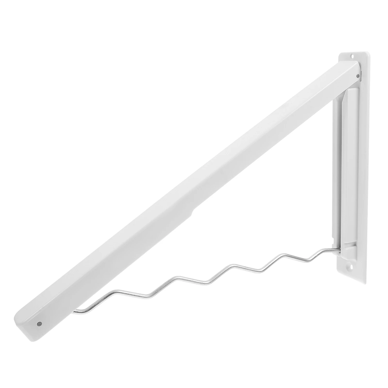 

Wall-mounted Folding Clothes Rack Bamboo Drying Foldable Storage Dryer Stainless Steel
