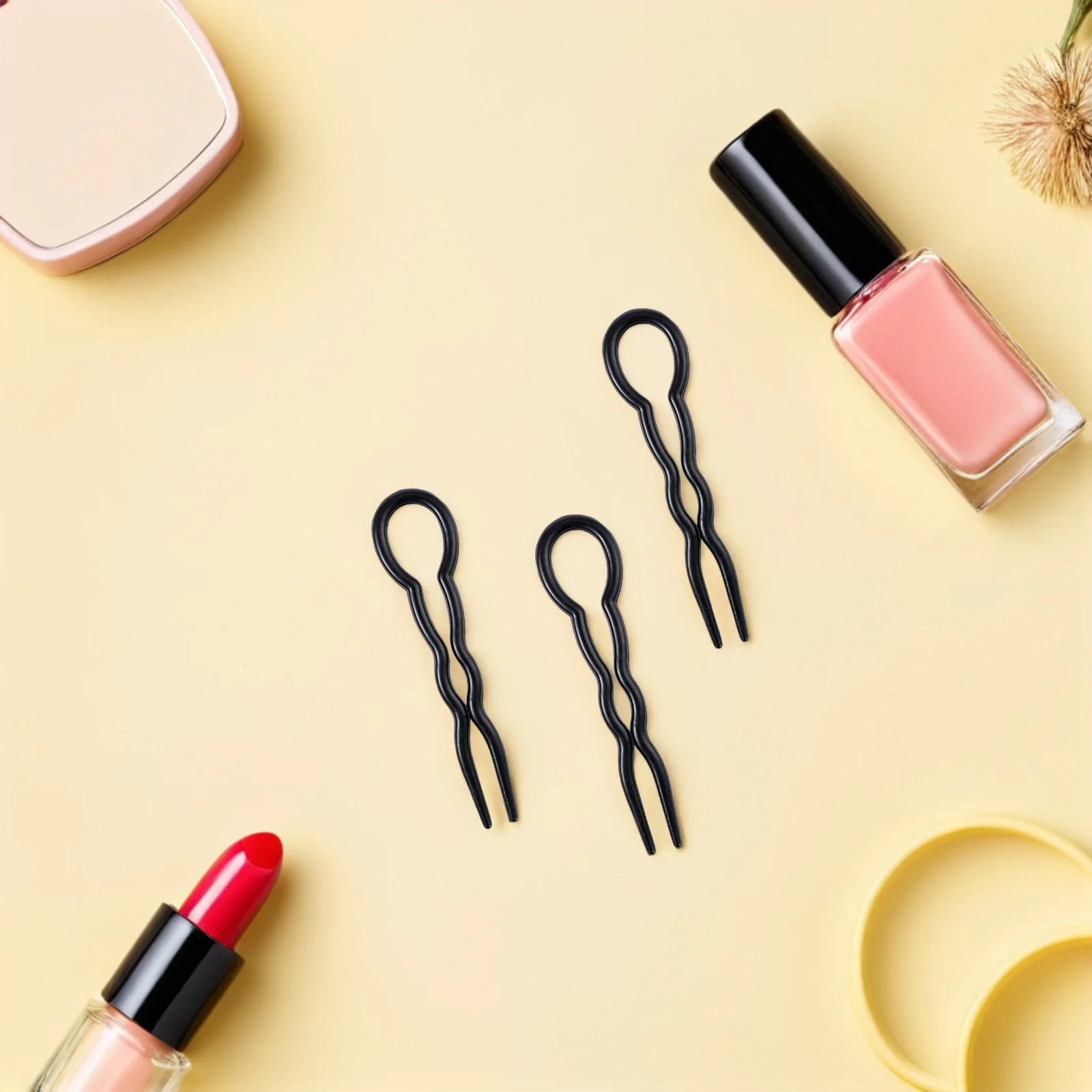 

30Pcs U Shape Updo Hairpin Chignon Pin for Lady Elegant Bun Hairpieces Women's Styling Accessories Hair Pin Fork