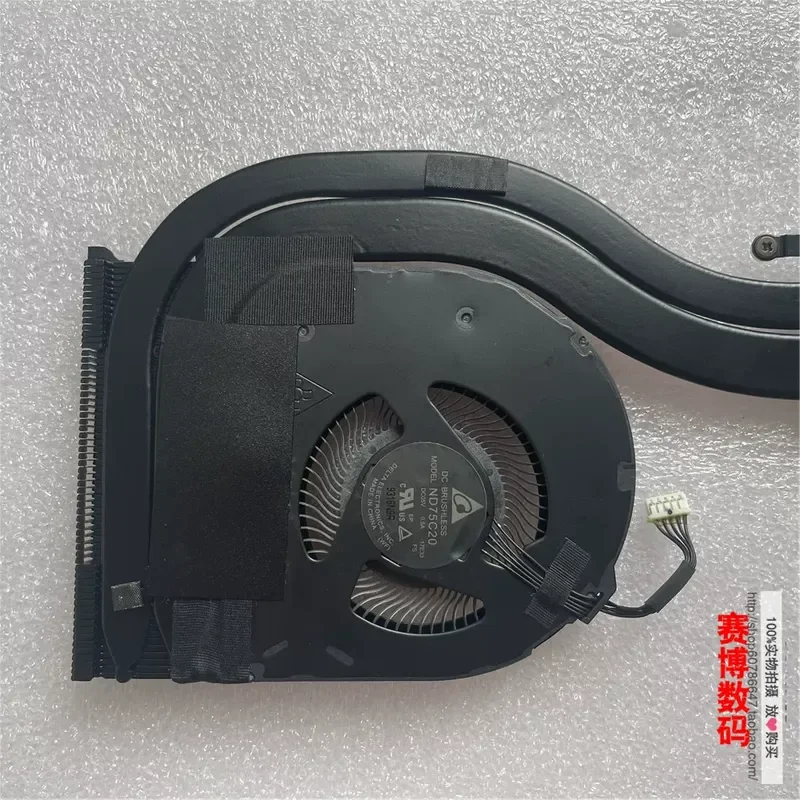 Radiator for ThinkPad Lenovo L480 L490 with Copper Tube and Independent Graphics Card Fan 01LW142