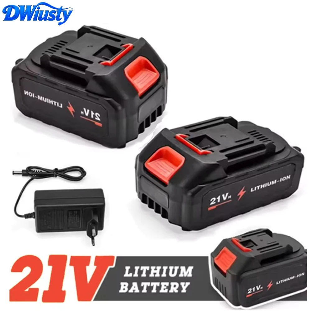 Batteria al litio ricaricabile DWiusty 21V per utensili elettrici a batteria Makita 21V, batteria universale di ricambio, compatibile, ad alta capacità.