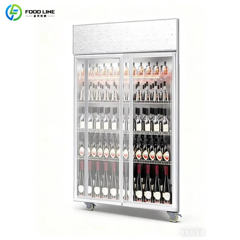 Customized AI Camera Smart Fridge Automatic Cold Vending Machine Visual Snack Drink Refrigerated