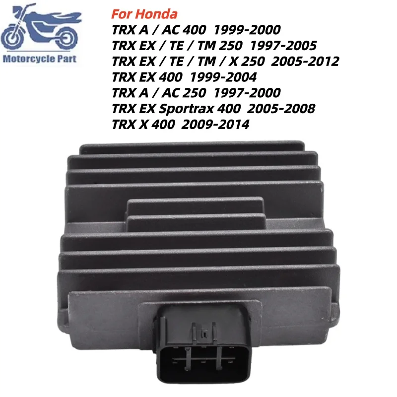 Regulador de Voltaje para Motocicleta Honda TRX A AC 400 250 TRX EX TE TM X 250 TRX EX X 400 EX Sportrax 400 1997-2014