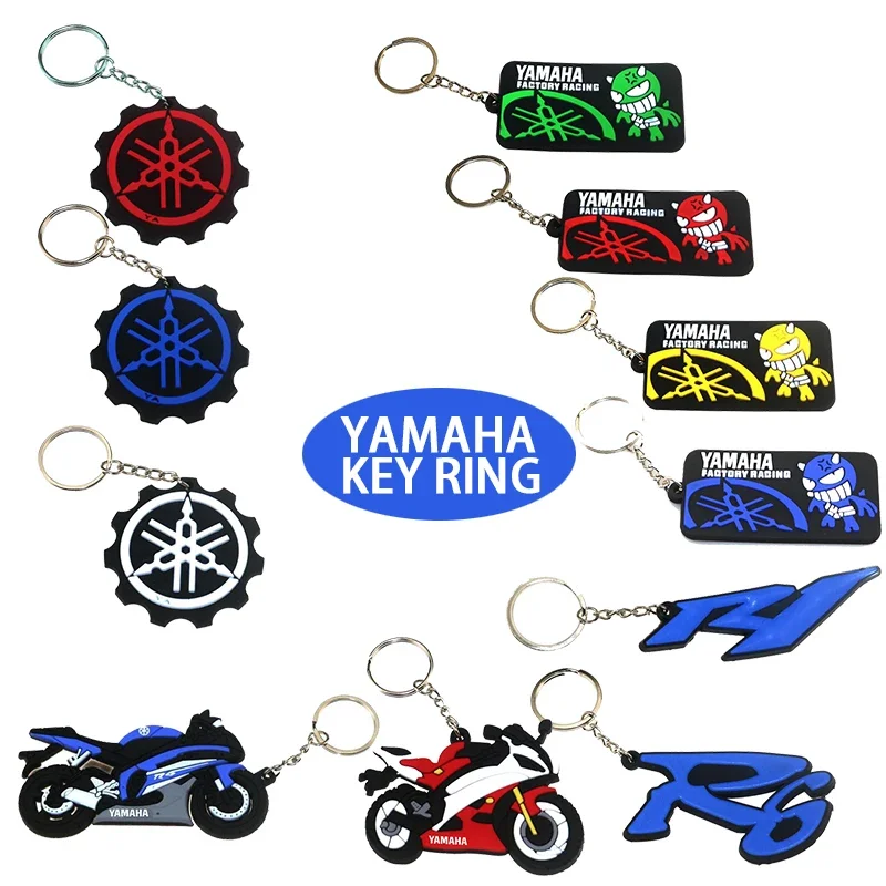 Motorcycle Model Keychain Keyring Key Chain Key Ring Holder For YAMAHA R6 R1 YZF MT-03 MT-07 MT-09 Locomotive model