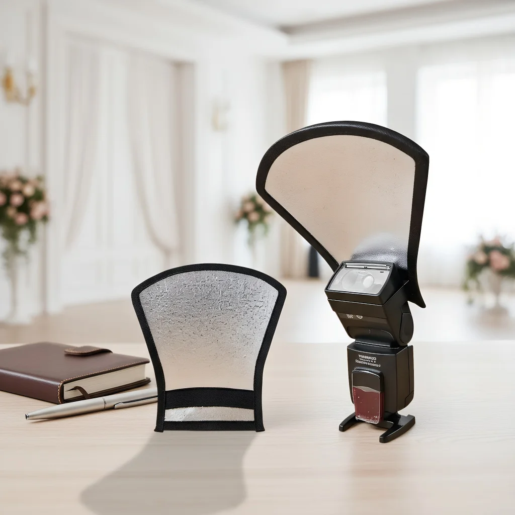 Universal Flash Diffuser Kit, Includes Softbox and Silver/White Card for Portable Studio Lighting Anywhere