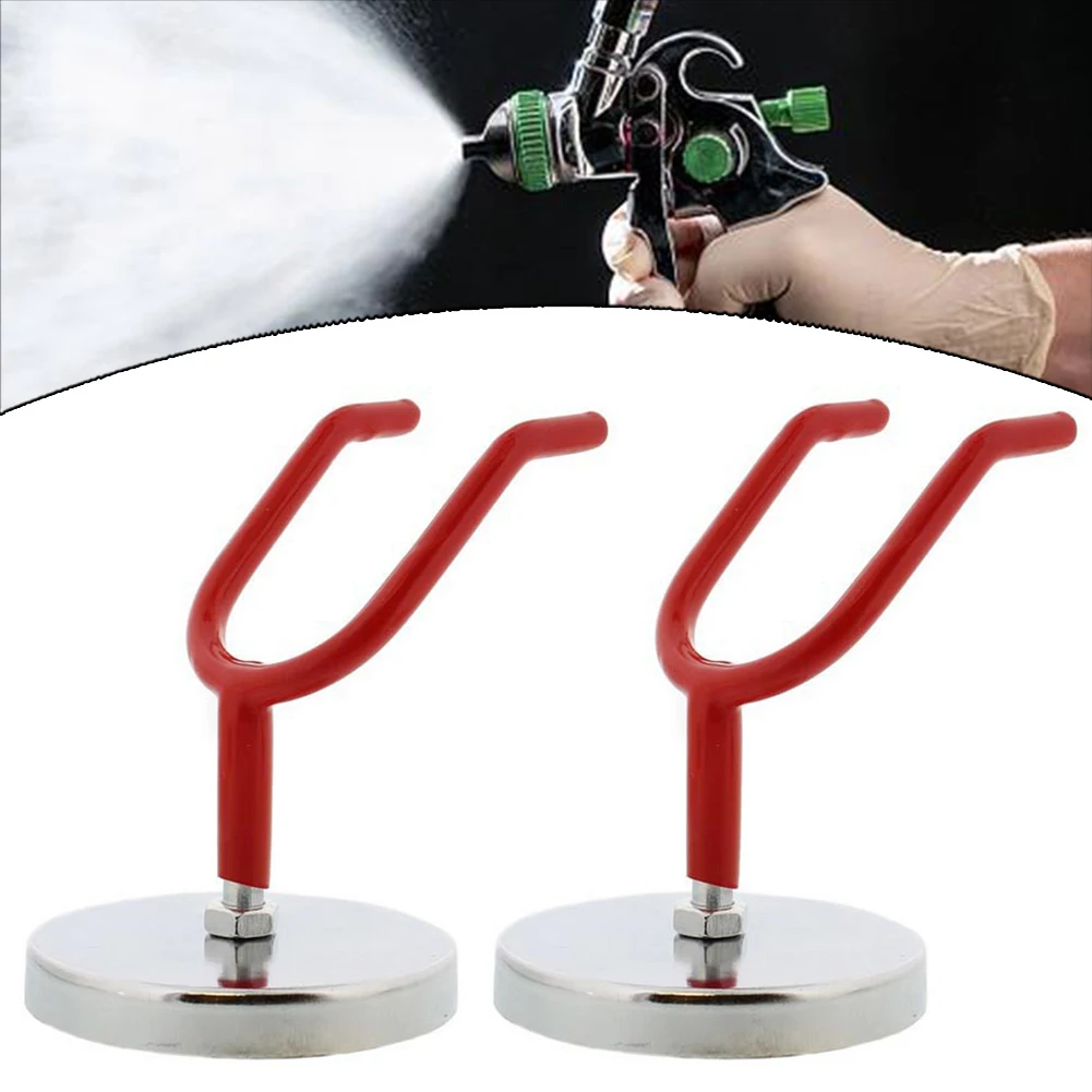 

2Pcs Magnetic Paint Spray Holder Stand Rack 83mm*125mm Sprayer Hook Magnetic Tool Rack For Spray Tool Accessories