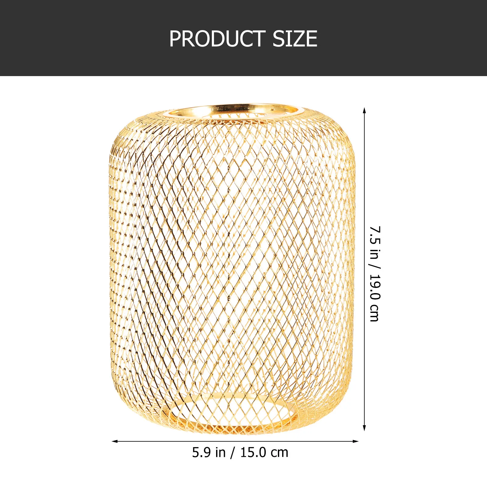 Metal Pendant Lamp Shade Mesh Design Modern Iron Wire Light Cover for Bedroom Living Room Office Decorative Lamp Protector