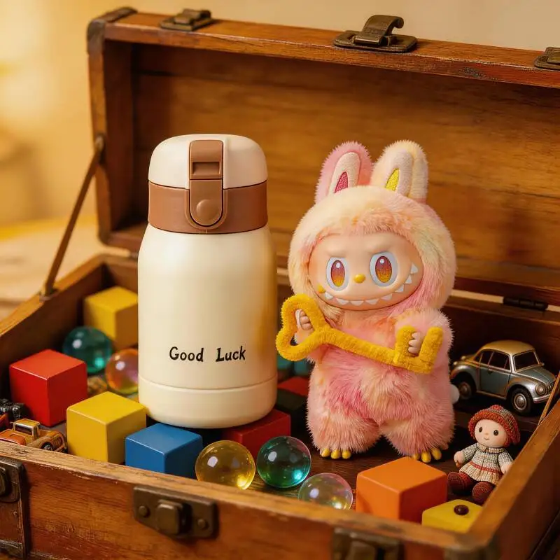 

POP MART THE MONSTERS Forward High Energy Series LABUBU Doll Home Thermos Bottle Daily Insulated Cup Family Members Use