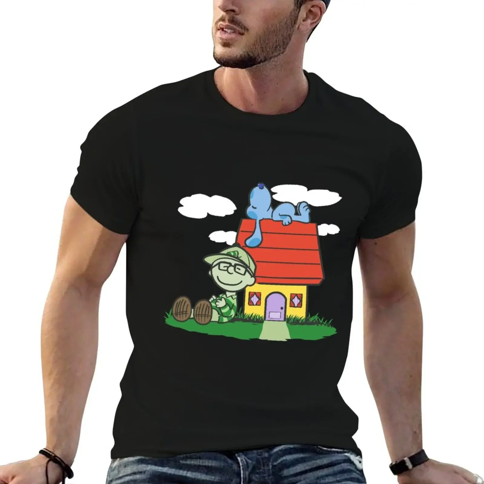 

Blues Clues T-Shirt Personalized t-shirt boys animal print vintage graphic tee mens big and tall t shirts