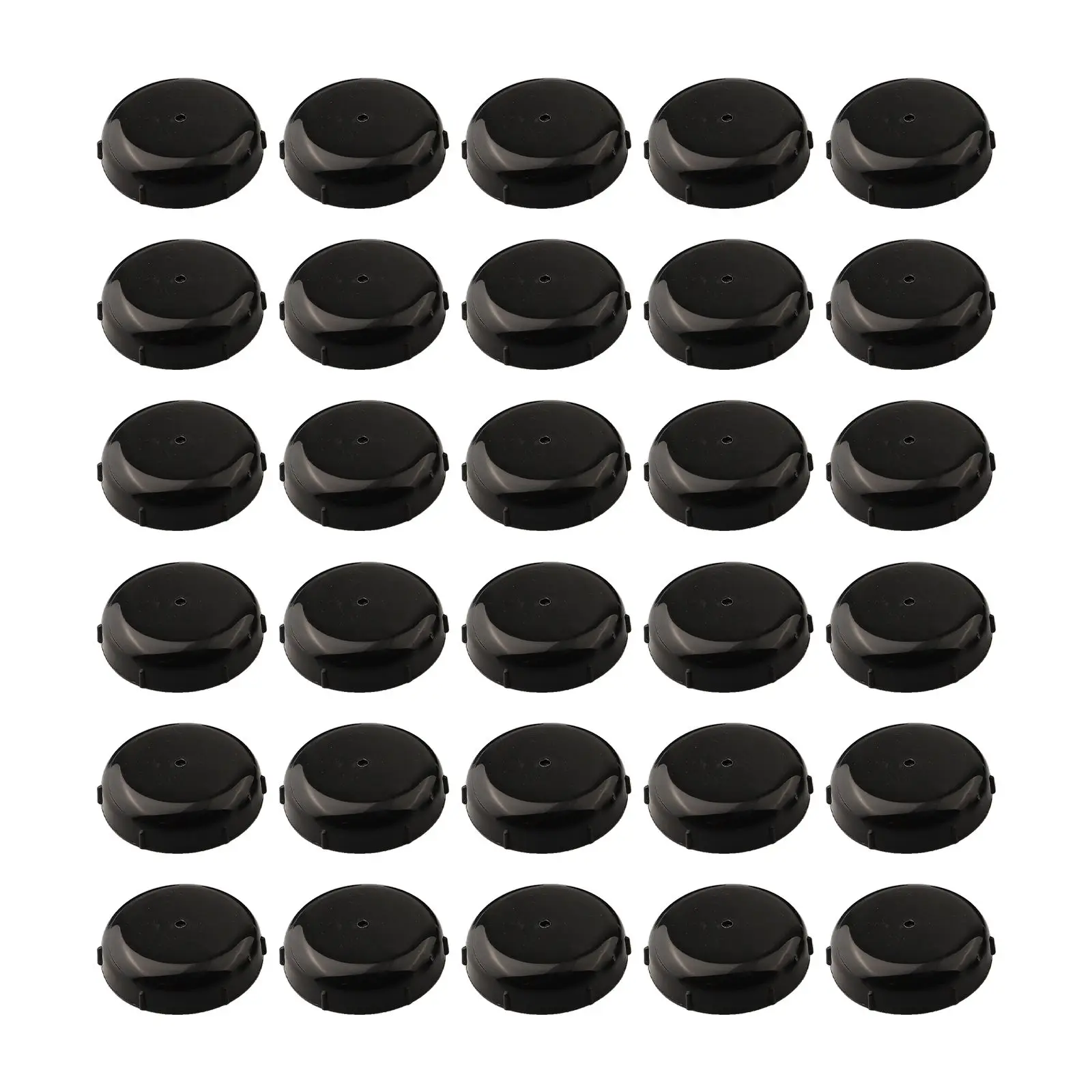 30Pack Furniture Feet Lid Round Plastic Outdoor Wrought Iron Patio Furniture Garden Wrought Iron Table Chair Foot Pads