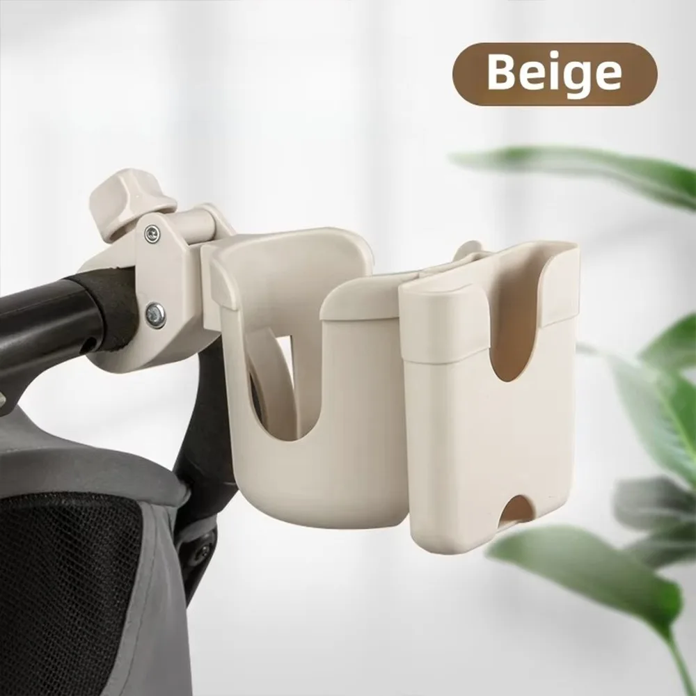 

Baby Stroller Water Cup Holder 360° Rotate Anti-Slip Milk Bottle Rack Multi-function Baby Pram Mobile Phone Holder