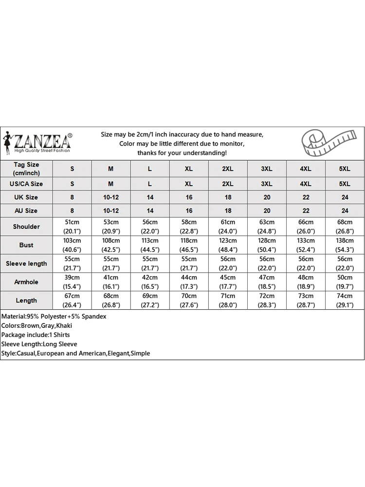 ZANZEA High Street Printed Leopapd Tops Women Fashion Shirts 2025 Casual Long Sleeve Office Tunic Female Party Lapel Neck Blusas