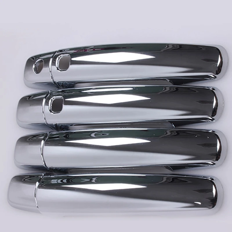 8Pcs/Set Car ABS Chrome Car Door Handles Cover Trims Door Handle Trim For Suzuki S-CROSS SX4 2014-2021 Car Styling