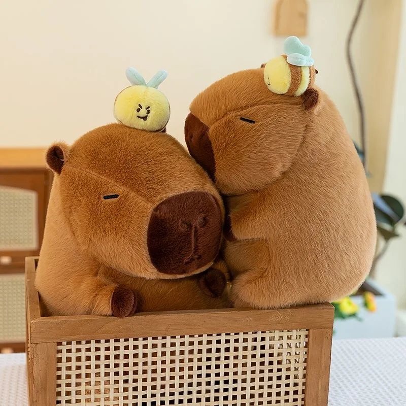 

Capybara Slap Bracelets Plush Stuffed Animal Slap Bracelets Capybara Toy for Christmas Birthday Party Favor Supply Gift（2pcs）