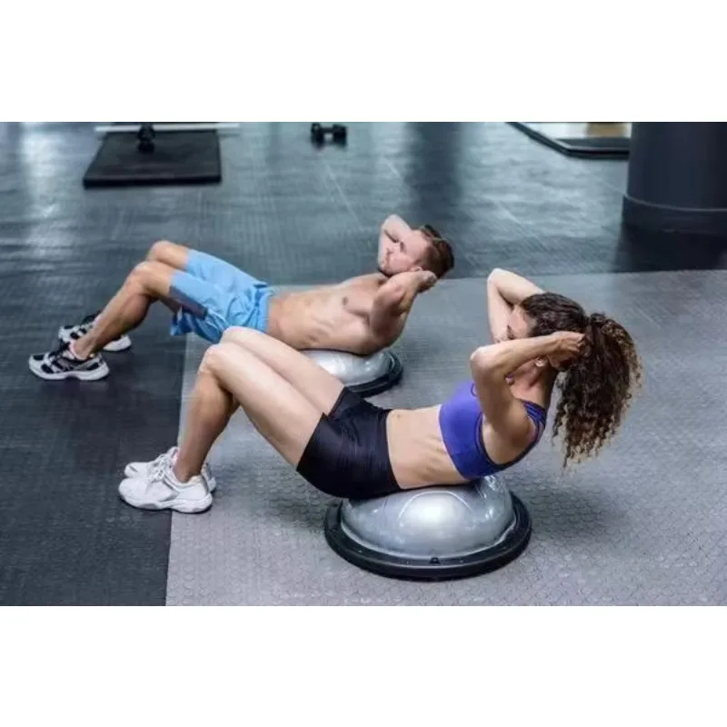 High Quality Durable PVC Wave Velocity Sphere Anti-Slip Surface Semi-Circular Balance Reinforced Base 300 Lbs Bearing