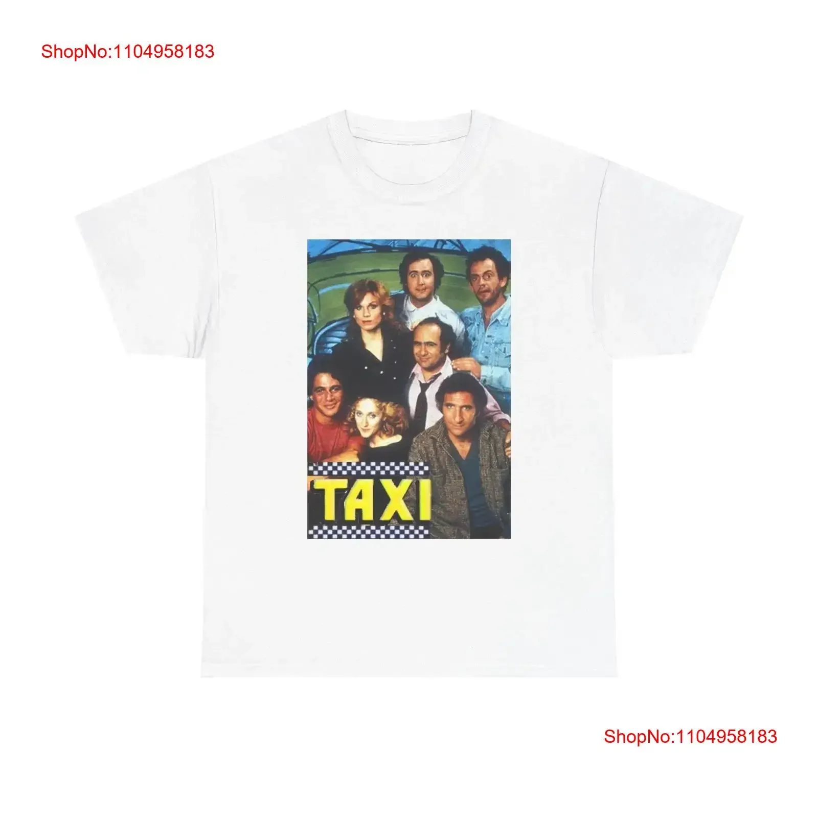 

Taxi T Shirt Vintage Tv Show Comedy Retro Heavy Cotton vintage Washed Versatile streetwear Slightly Stretched graphic