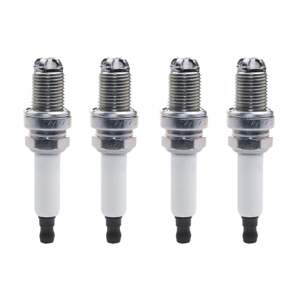 

4pcs Spark Plugs For Audi A3 A4 A4L A5 A6 Q3 R8 RS4 RS5 TT VW CC Jetta Magotan Passat Sagitar Tiguan Lamborghini Skoda BKR8EQUA