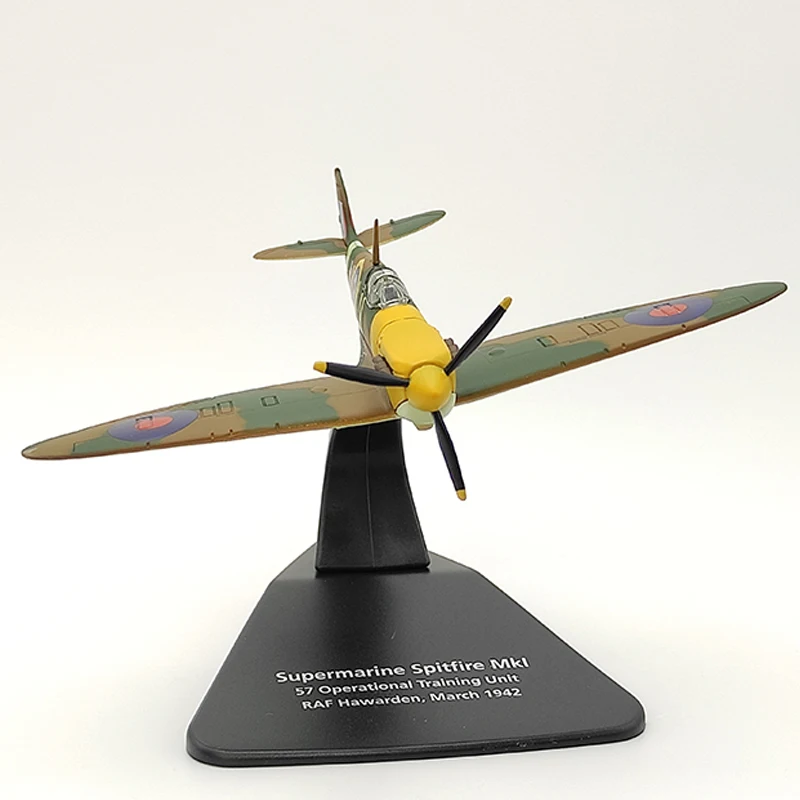 1:72 Scale Supermarine Spitfire MKI RAF Hawardon March 1942 Fighter Aircraft Model Diecast Alloy Classics Toys Gifts Souvenir