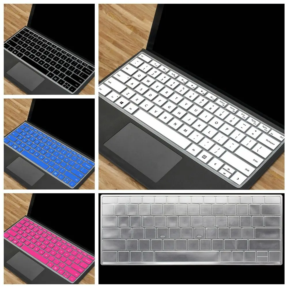 Colorful Notebook TPU Keyboard Cover Laptop Protective Film Keypad Protector Skin For Microsoft Surface Pro 7/6/5/4/X