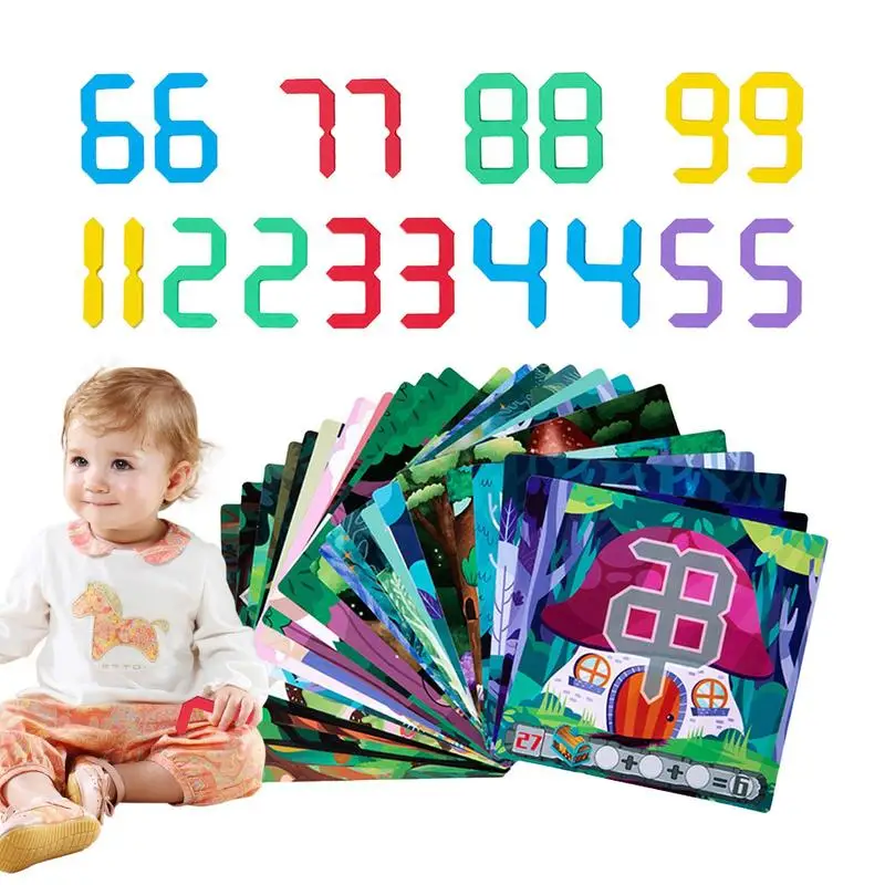 Jeu de Maths pour Tout Petit Garçon et Fille de 3 Ans, Puzzle d'ApprentiCumbria