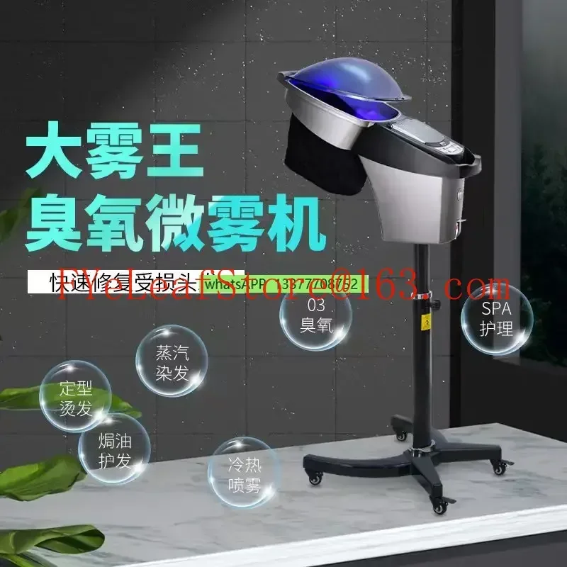 Ozone Micro Mist Machine Steam Care Hair Care Heater Biochemical Analyzer Barber Shop for Hair SalonOil Treatment Machine